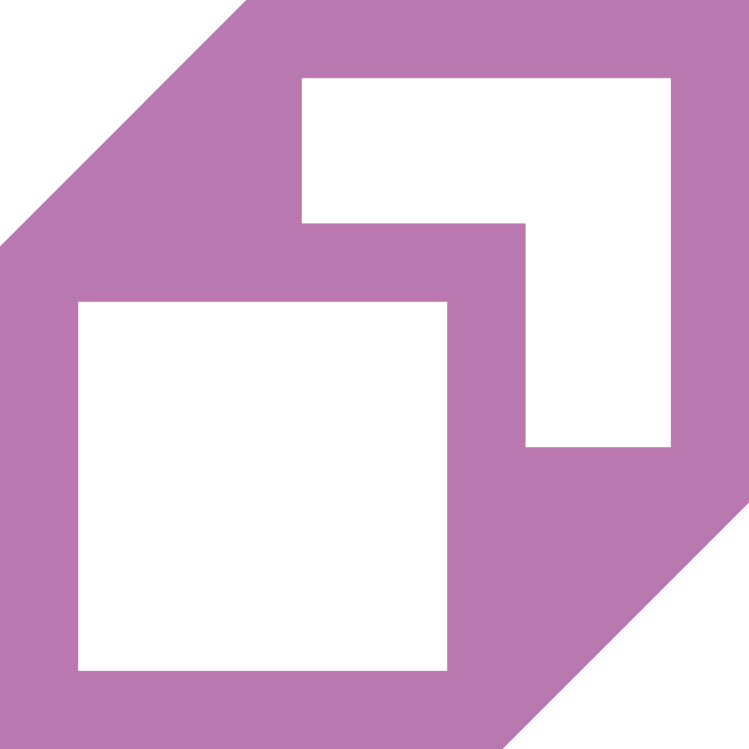 Cubicle icon in purple